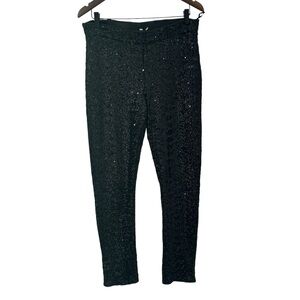 La Cite Black Sequin Pants